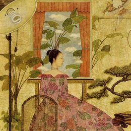 《画事-紫、绿、红、兰、黄》