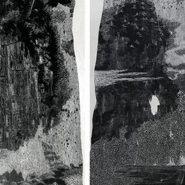 云&bull;山（作品局部）