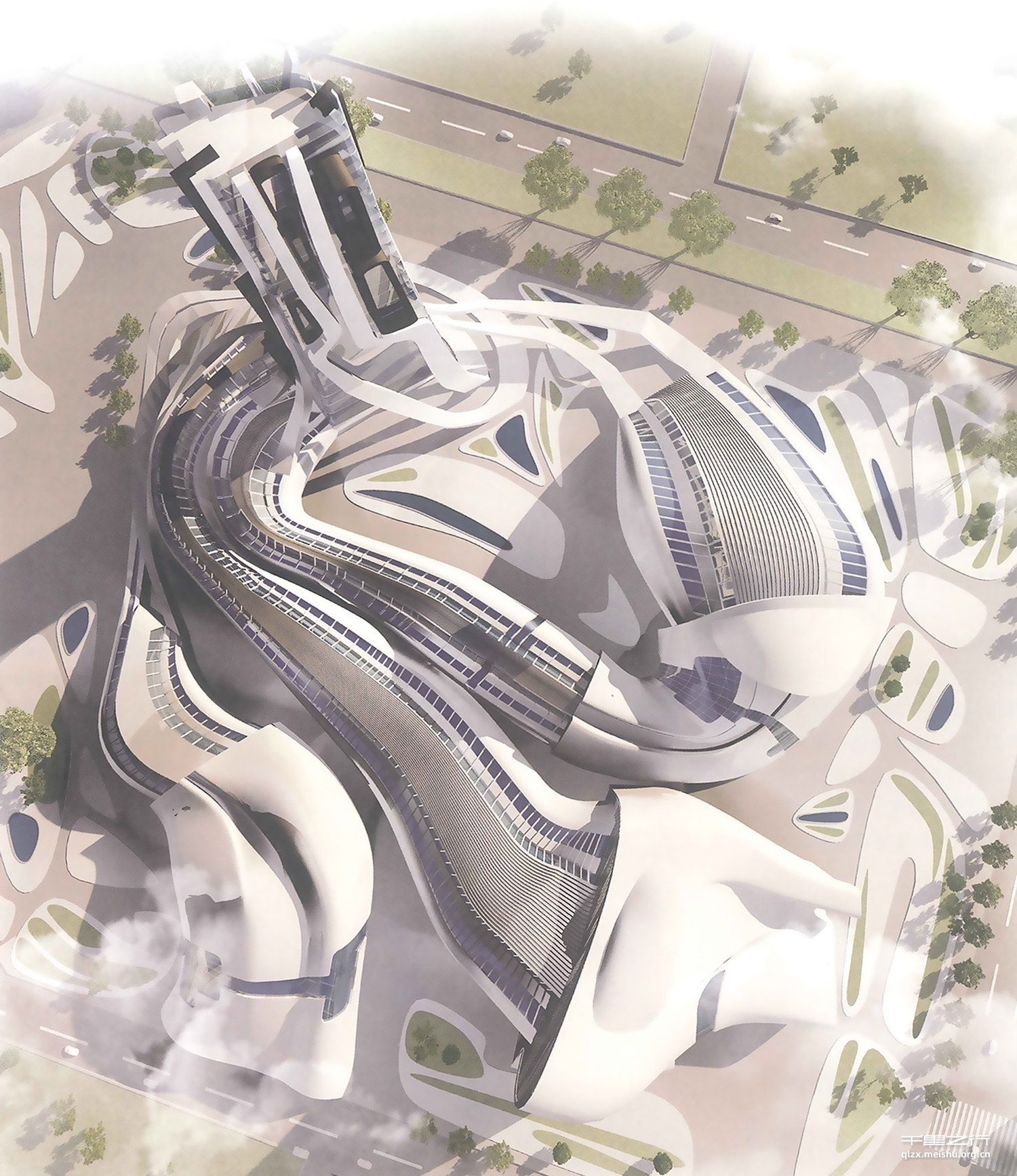 《&ldquo;生命之树&rdquo;城市综合体概念设计》