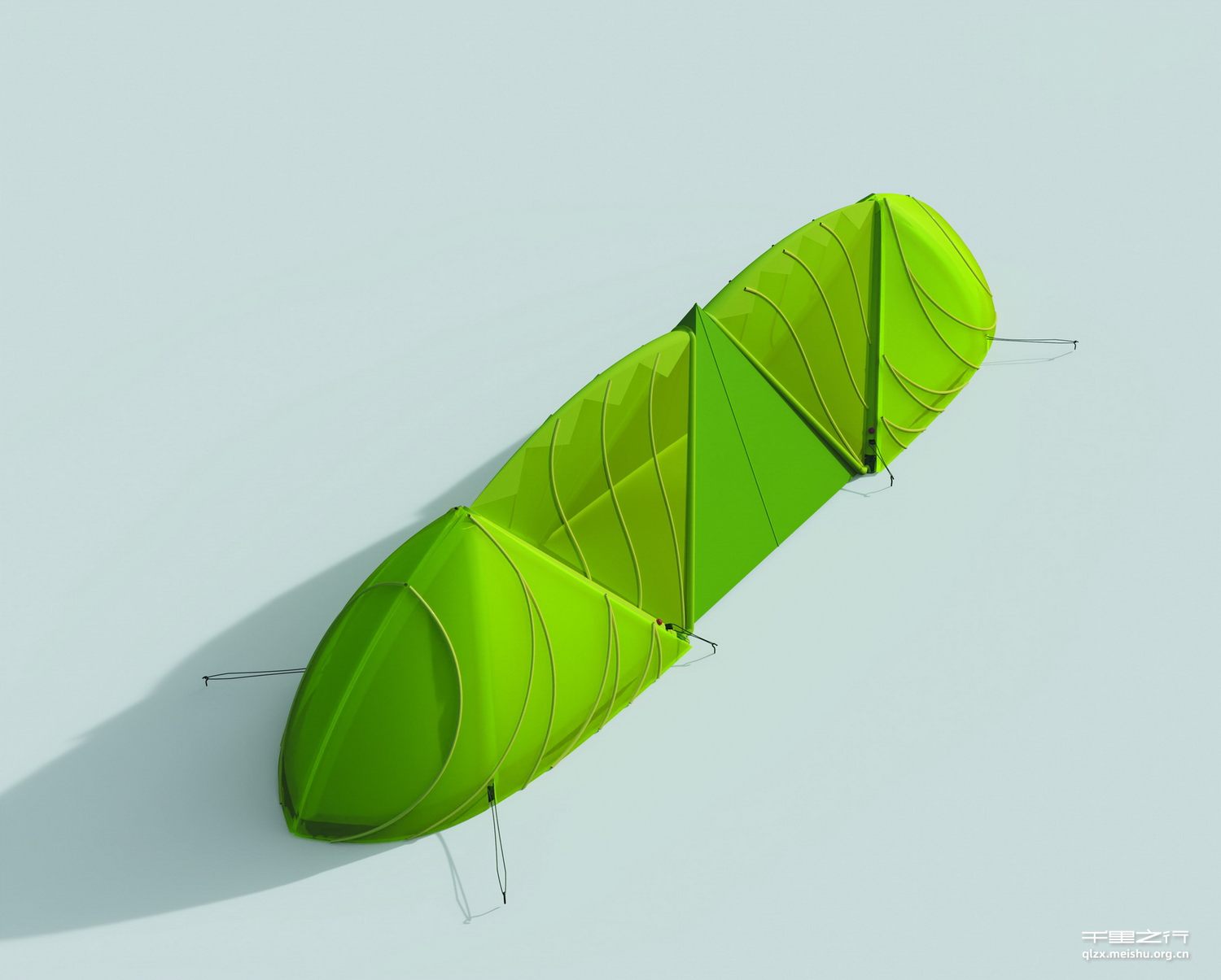 《几叶-与自然和谐共生的露营帐篷》