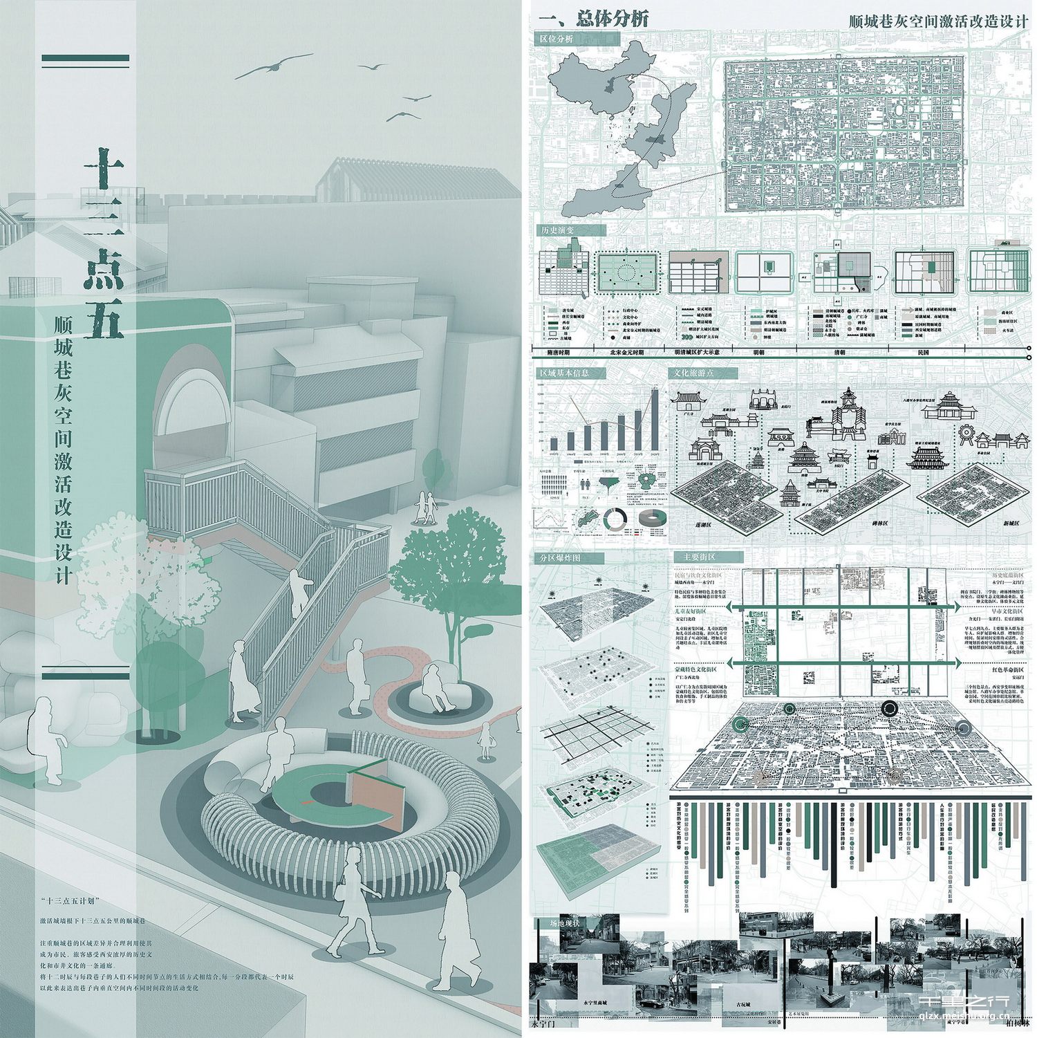 《十三点五&mdash;&mdash;顺城巷灰空间激活改造设计》