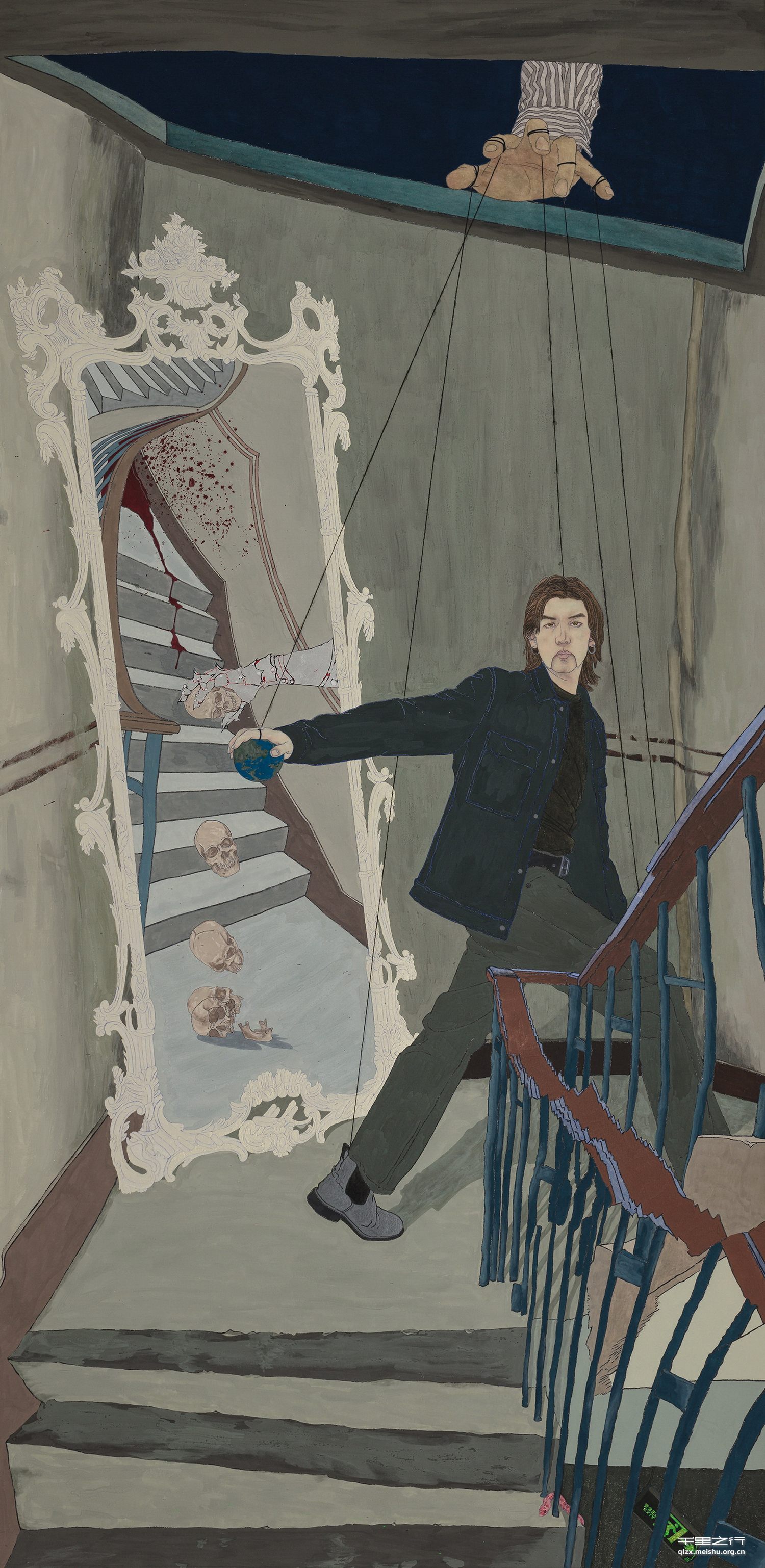 《我在楼梯上》