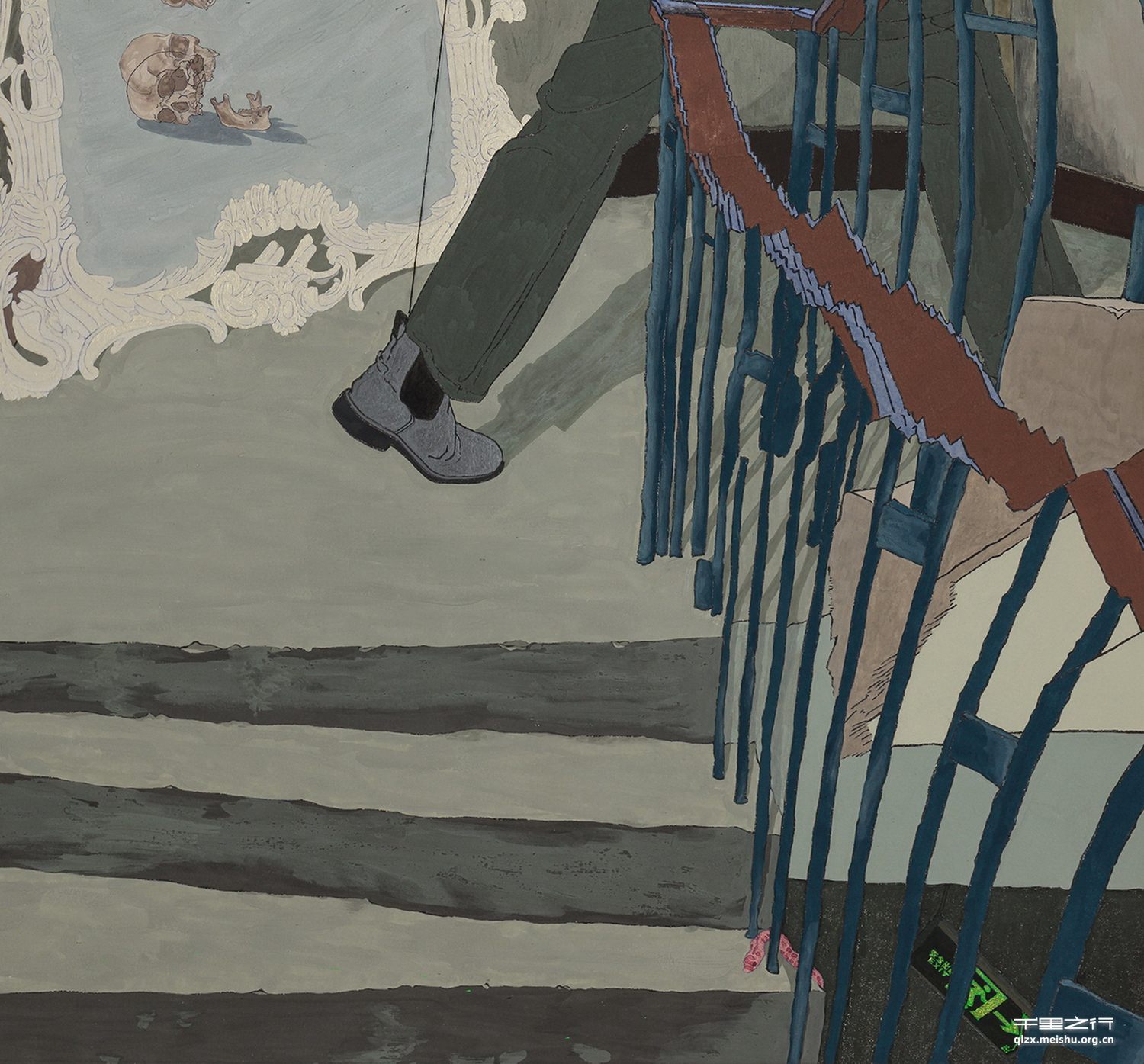 《我在楼梯上》