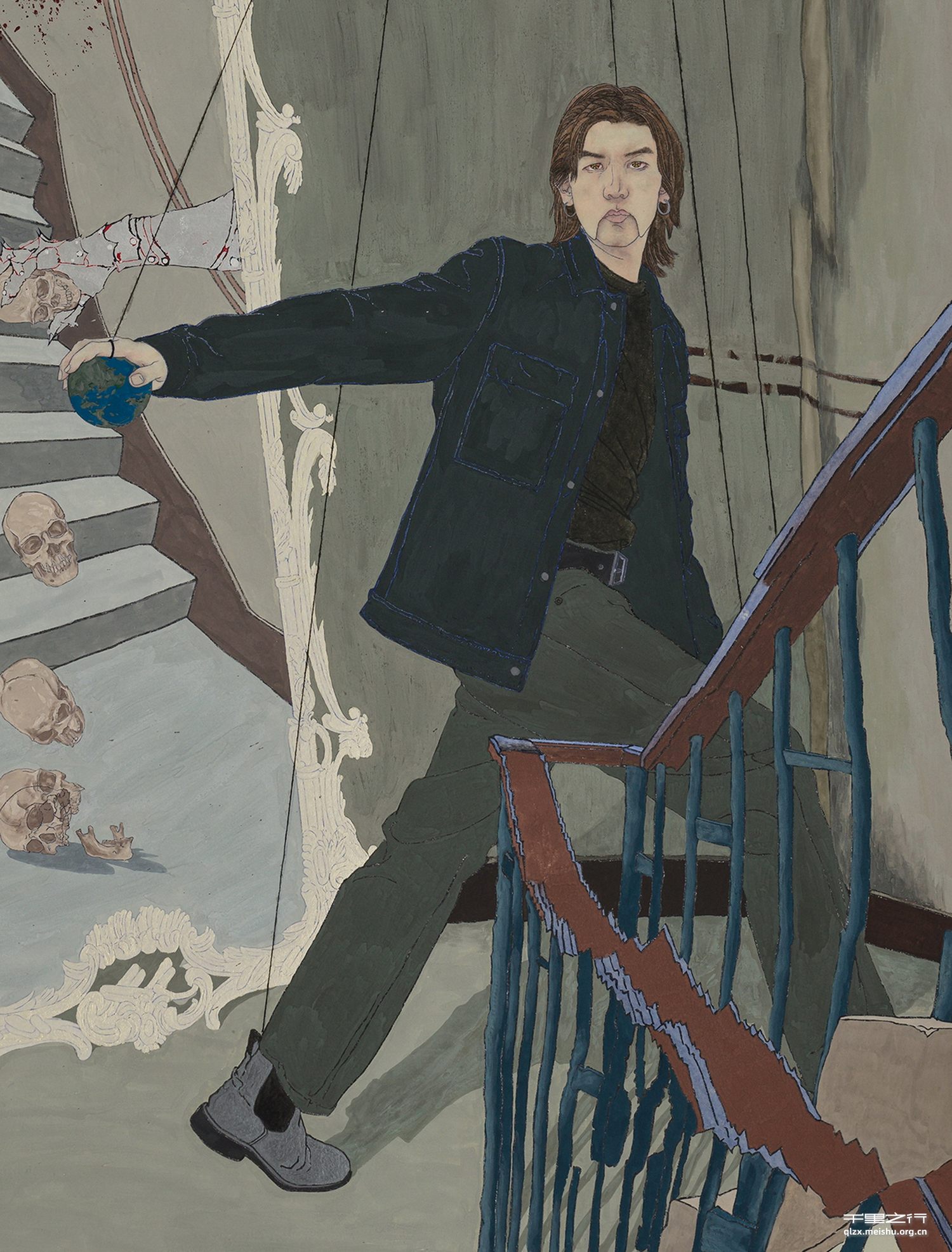 《我在楼梯上》